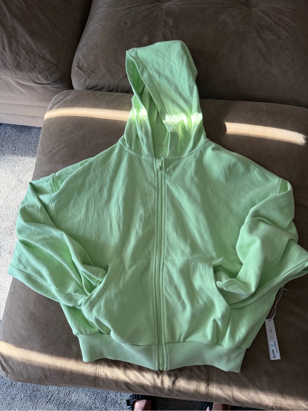 BuffBunny Lima Bean Cloud Full-Zip Hoodie